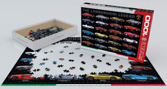 Eco-friendly printing with vegetable-based ink on Lamborghini Legend puzzle materials