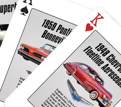 EuroGraphics Playng Muscle Cards showcasing 1949 Oldsmobile Rocket 88, detailed images ideal for car enthusiasts.