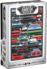 EuroGraphics Playng Muscle Cards featuring 1968 Ford Mustang GT Cobra Jet, collectible artwork for display and nostalgic gaming.