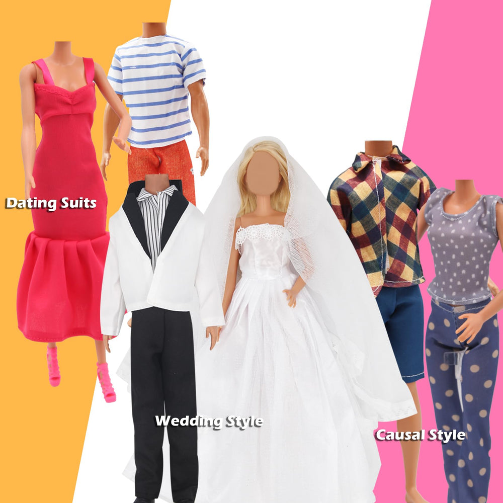 EuTengHao boy doll outfits with shirts and pants for varied adventures