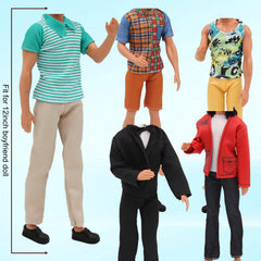 EuTengHao 12-inch boy doll leather jacket for edgy, durable outfits