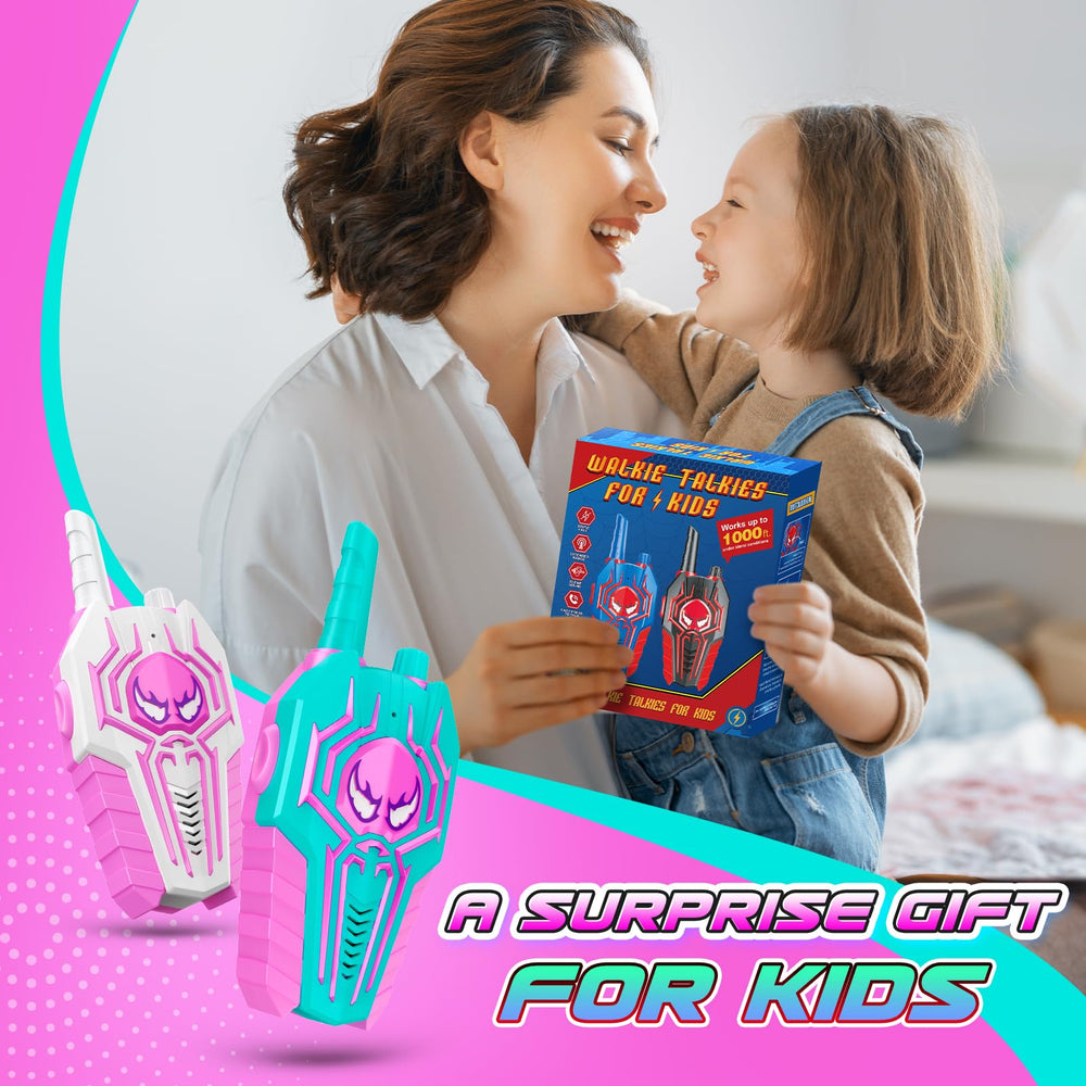 Crystal-clear voice with up to 1000 ft range.