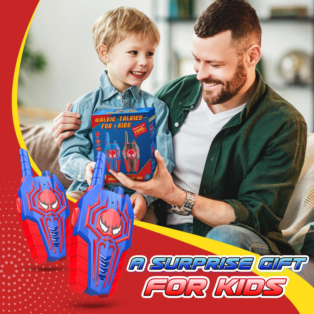 Evassal gift-ready packaging makes these walkie talkies a thoughtful stocking stuffer.