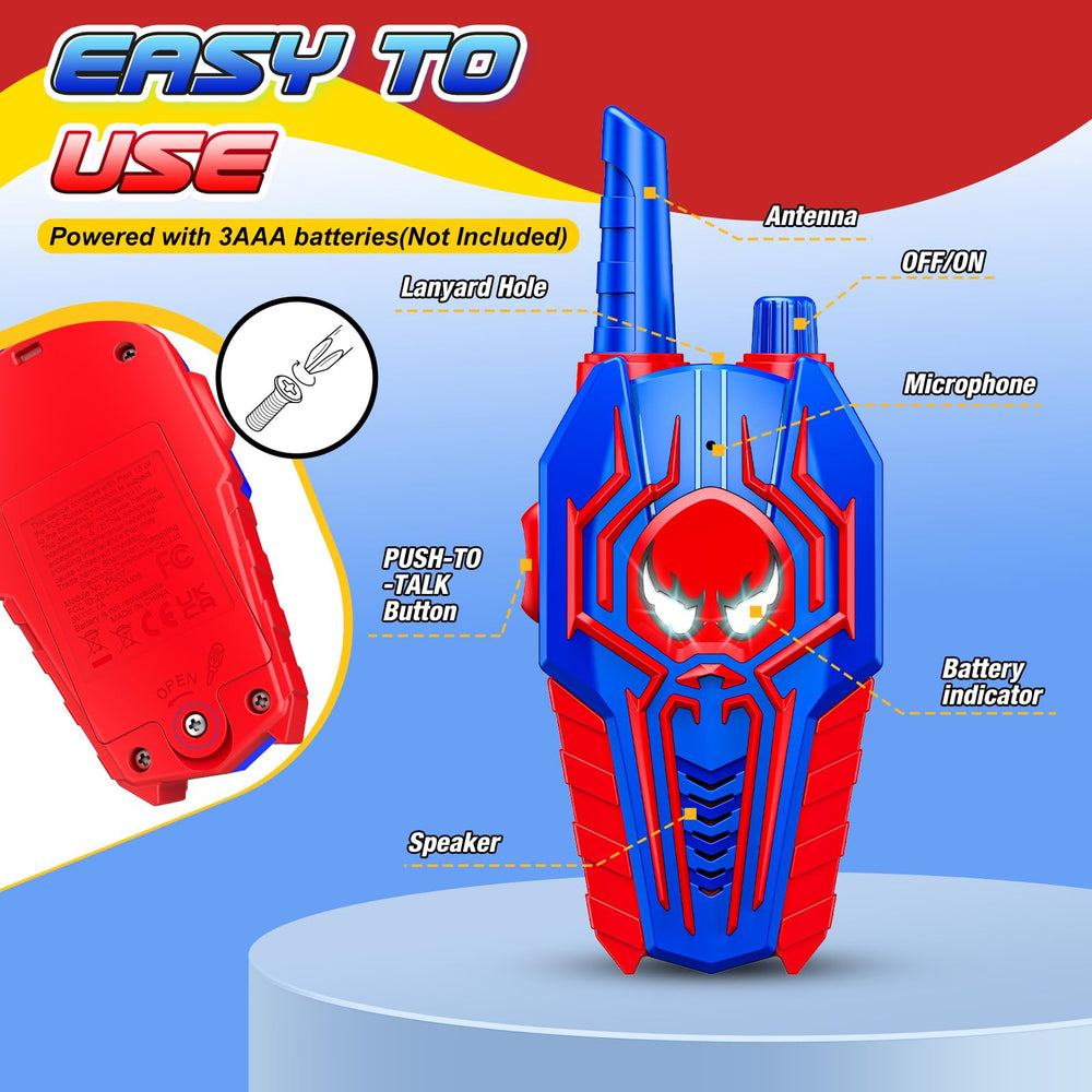 Evassal walkie talkie gift box, ready for Christmas or birthday gifting.