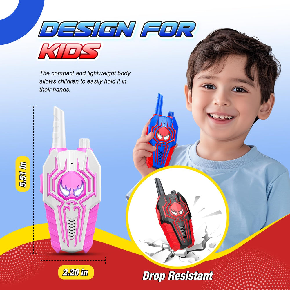 Evassal walkie talkie outdoor play, ideal for camping or backyard fun.