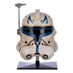 Evere Capt. Rex helmet front view for authentic cosplay display