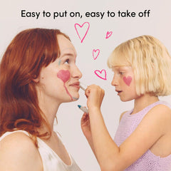 Evereden vegan clean label shown on bottle indicating plant-based makeup for kids