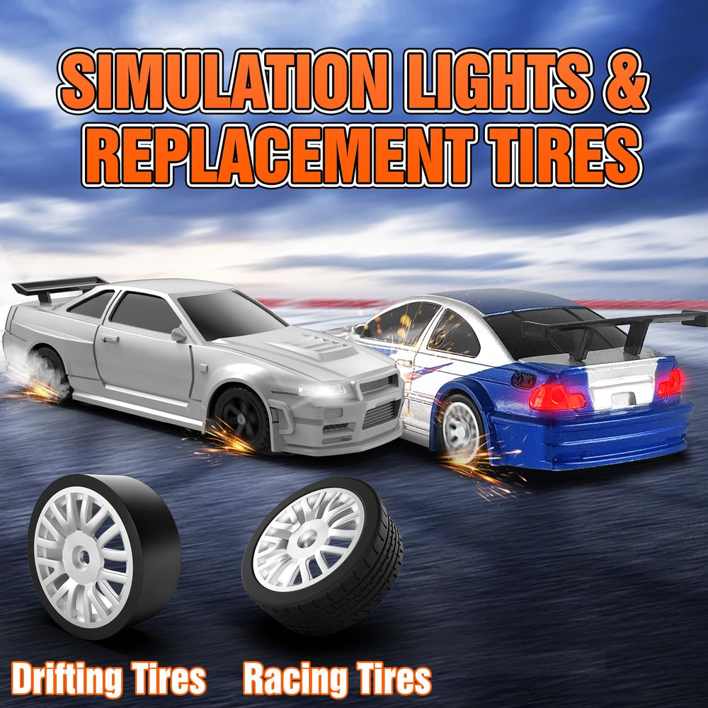 Everbigmai RC drift car replace tires lets you adapt to surfaces