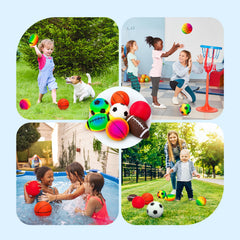 EVERICH TOY basketball ball for toddlers improves grip and bounce control.