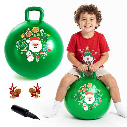 EVERICH TOY hopper ball 18in with handle for stable bouncing indoors or outdoors.