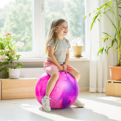 Durable thick material supports bigger bounces for the EVERICH TOY hopper ball