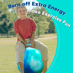 Easy-grip handle helps prevent slips during jumping.