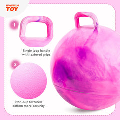 EVERICH TOY pump included for quick inflation and fast setup