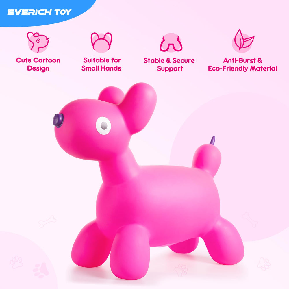 Everich Toy inflatable ride-on setup easy to pump and use