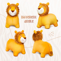 EVERICH TOY Lion Bouncy Horse fluffy mane accents delight young riders.