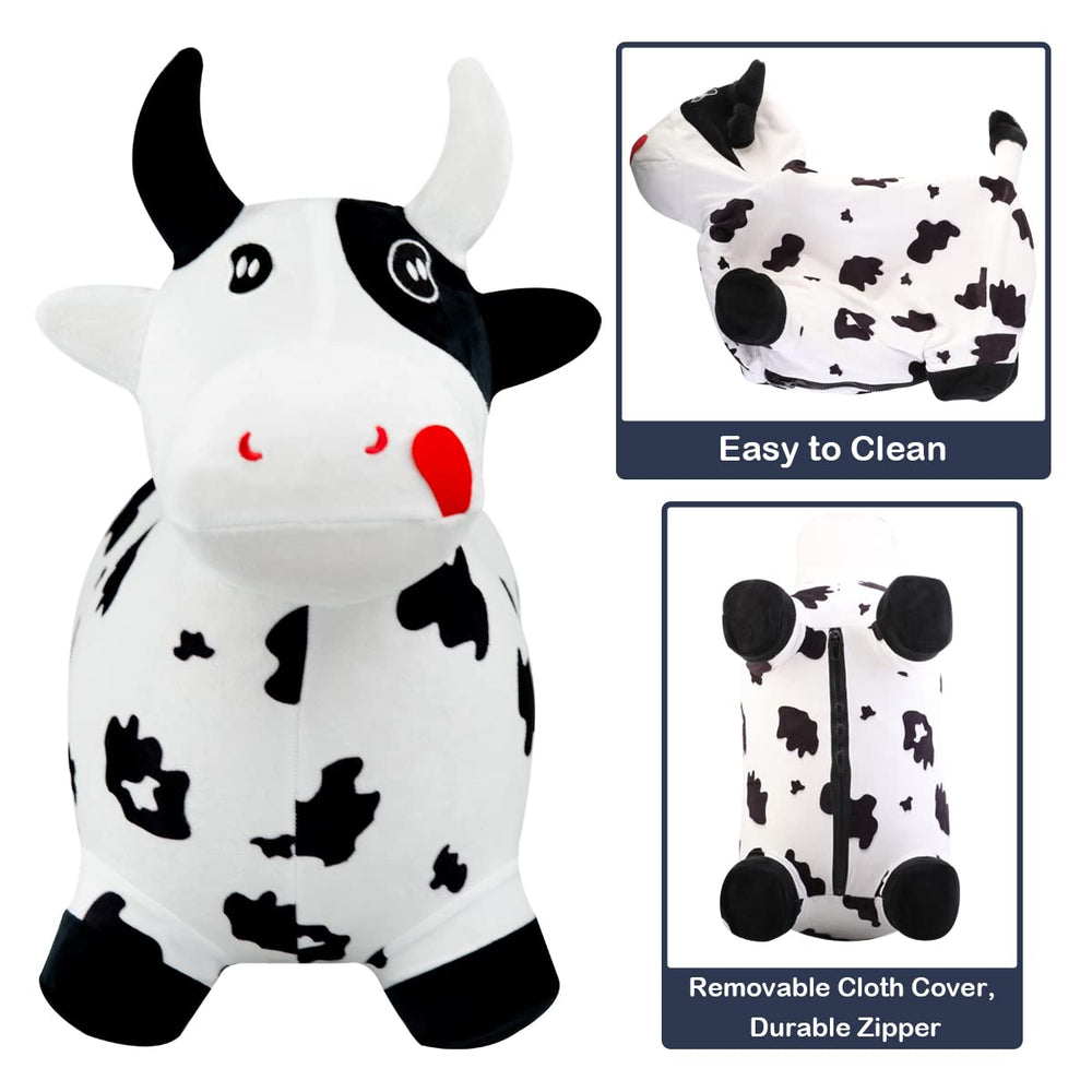 EVERICH TOY stable legs help balance during bouncing sessions.