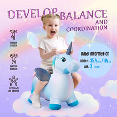 EVERICH TOY Unicorn Bouncy Horse durable materials for long-lasting play