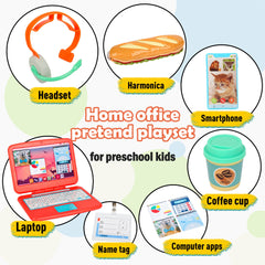 Everideals pretend play cell phone for role-play communications in safe playtime