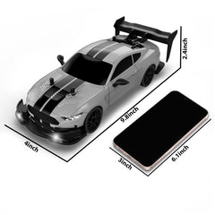 EversaleT RC drift car in action delivering exciting maneuvers and lights