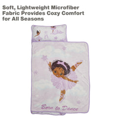 EVERYDAY KIDS nap mat with removable pillow for customizable toddler comfort.