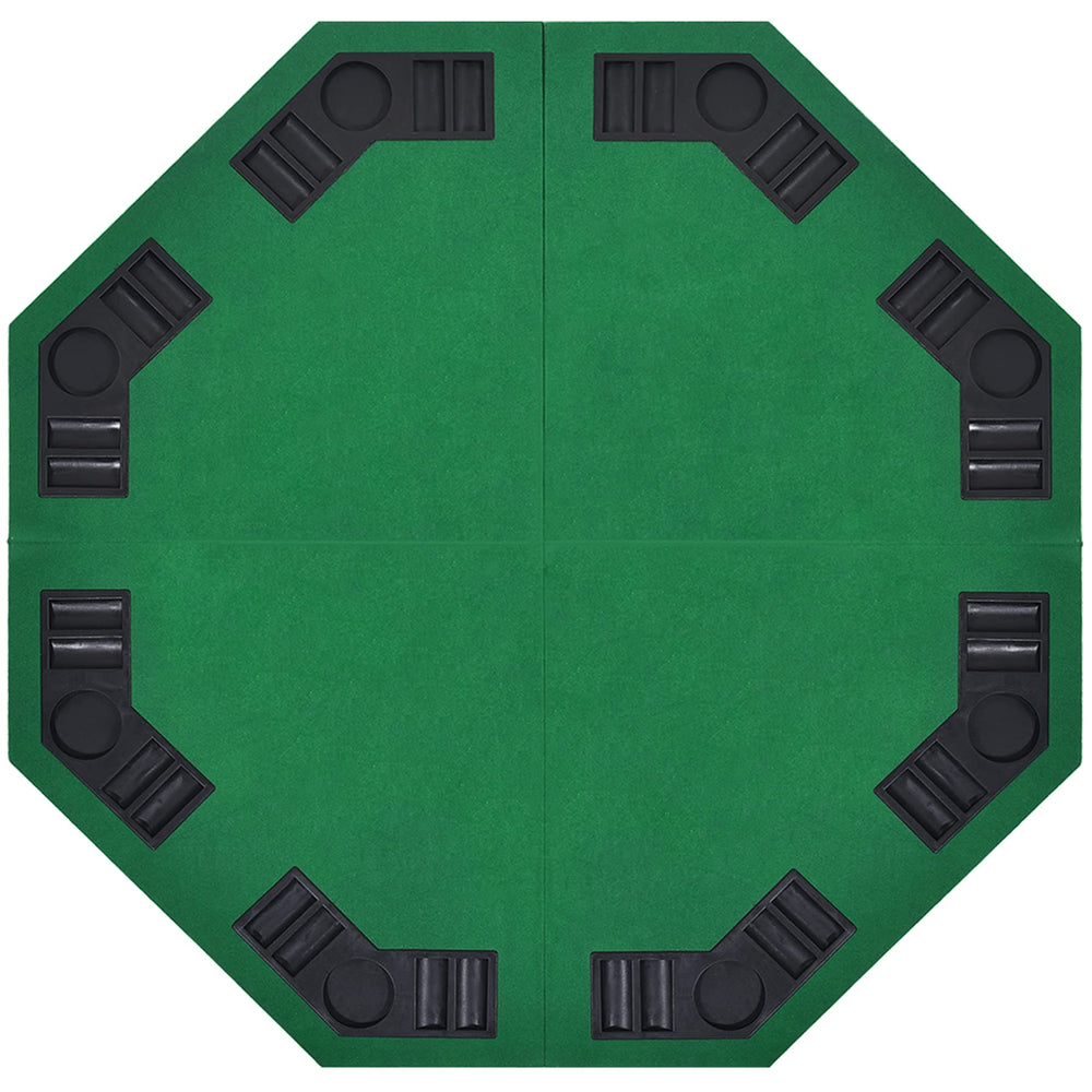 EVIEUN soft felt surface offers smooth card handling during Hold'em.