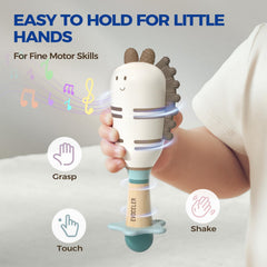 Evoceler forest-theme handle adds tactile dinosaur charm.