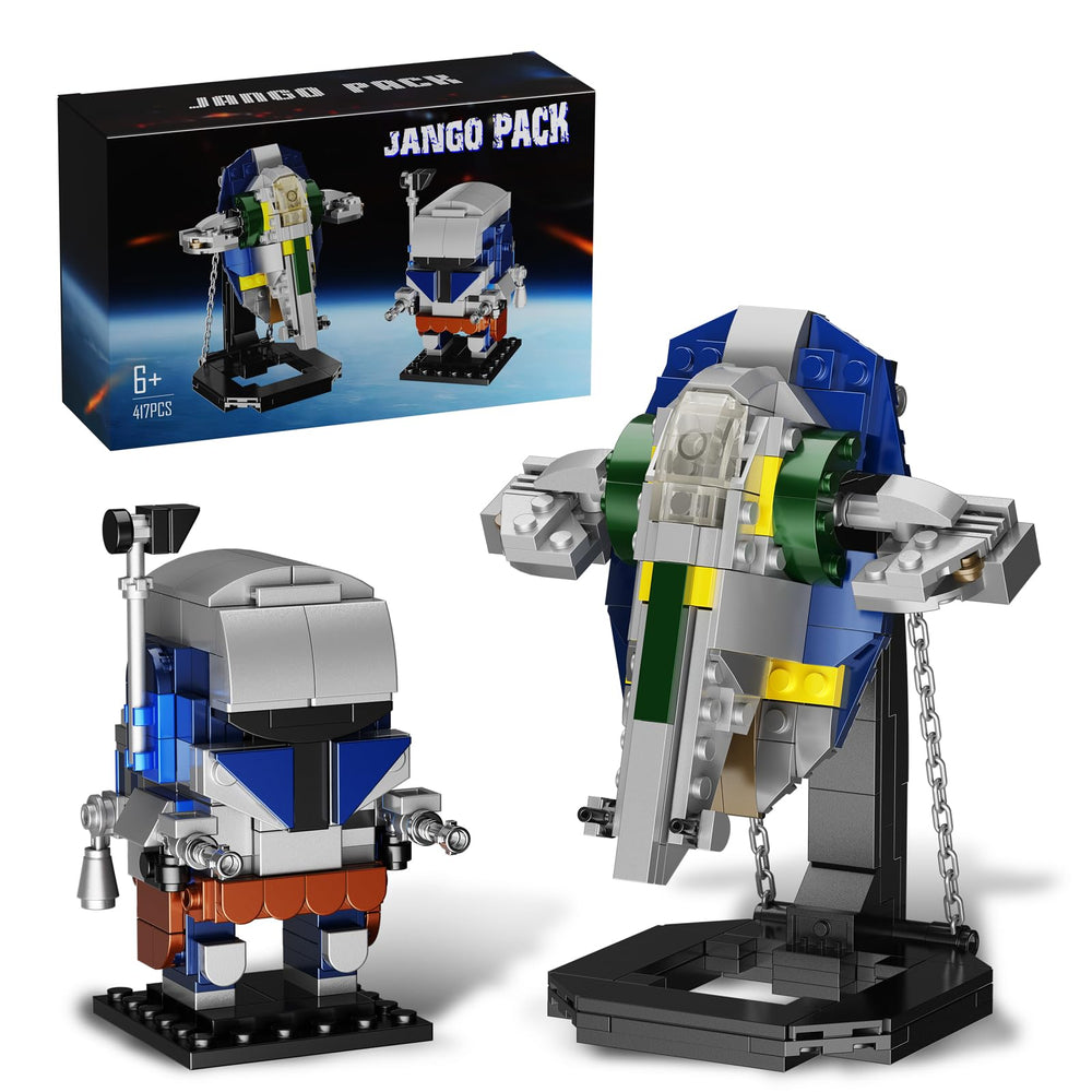 EvoFTIOR Jango Fett Headz figure close-up for display and play.