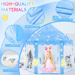 EVOIONOS blue kids tent highlights ventilation-inspired design for comfortable play.
