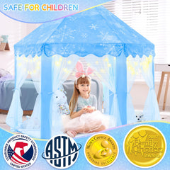 EVOIONOS Girls Play Tent designed for safe, breathable, interactive playtime