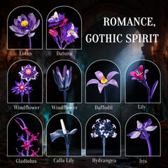 EWED Gothic Flowers Bouquet home decor adds romantic atmosphere to shelves and desks.