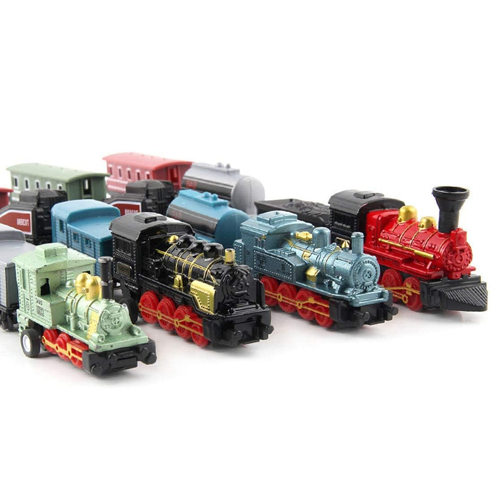 Exasinine steam train plastic body shell showing lightweight design for safe indoor use.
