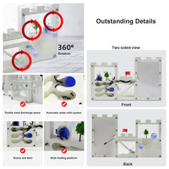 EXBEPE hybrid nest design blends bionic and sand features for natural behavior
