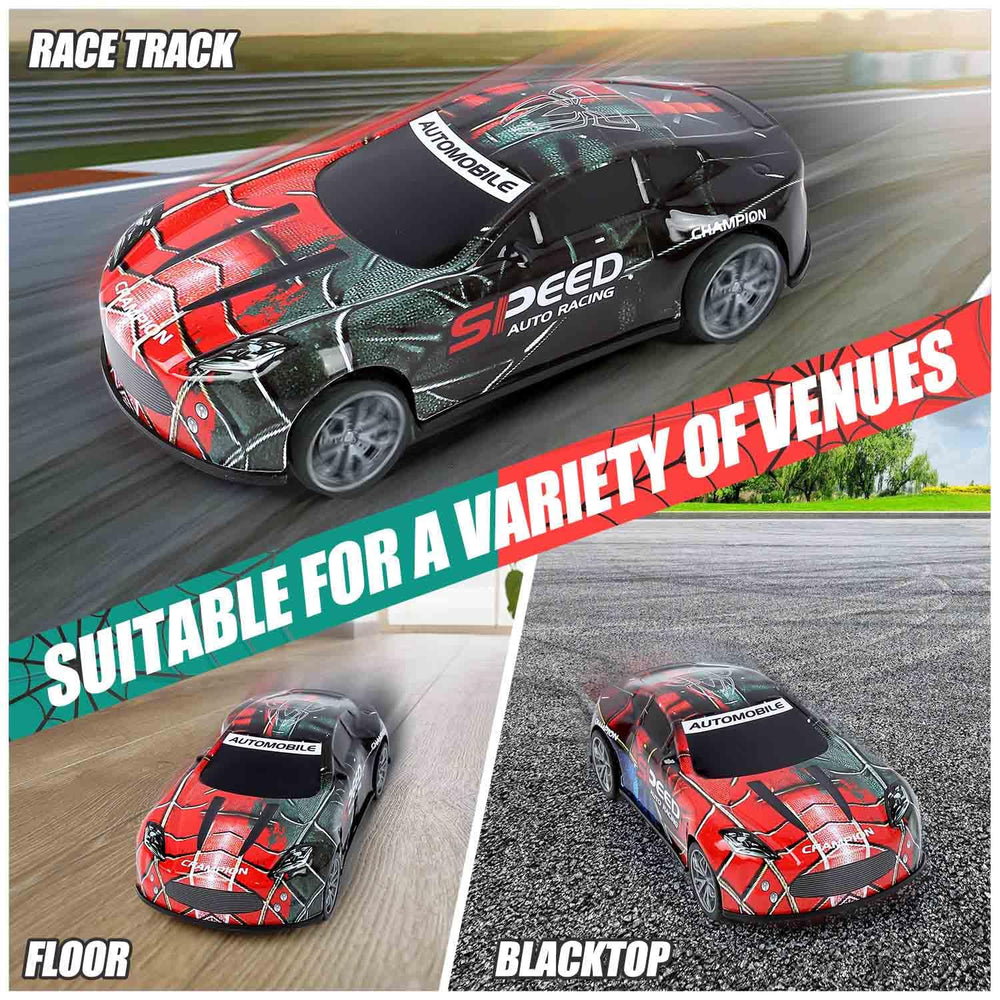 EXCELLE Spider RC Car magnetic motor focuses instant acceleration for exciting runs.