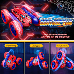 Excitobo RC car 360° flip action demonstrates obstacle overcoming