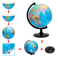 Exerz globe with high quality printing for crisp labels