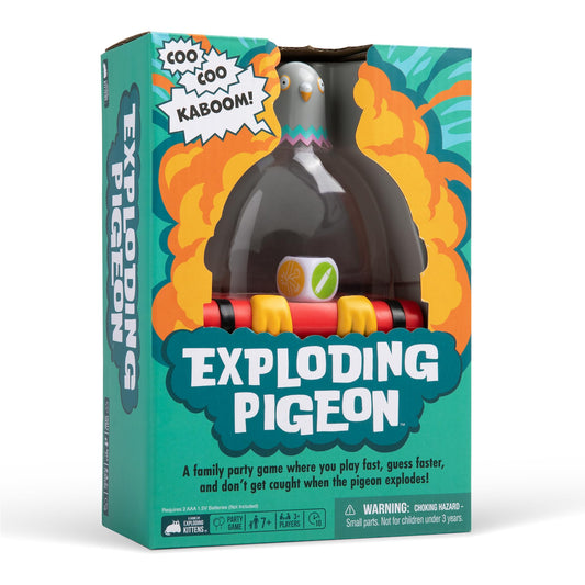 Exploding Kittens Exploding Pigeon shaker timer for quick challenges