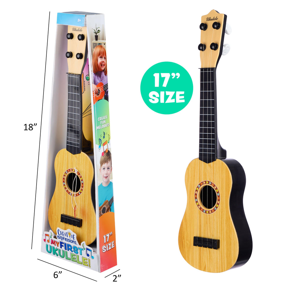 EXPRESSIONS My First Ukulele gift-ready packaging for birthdays or holidays.