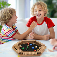 Exqline Shut The Box packaging and contents ready for gifting