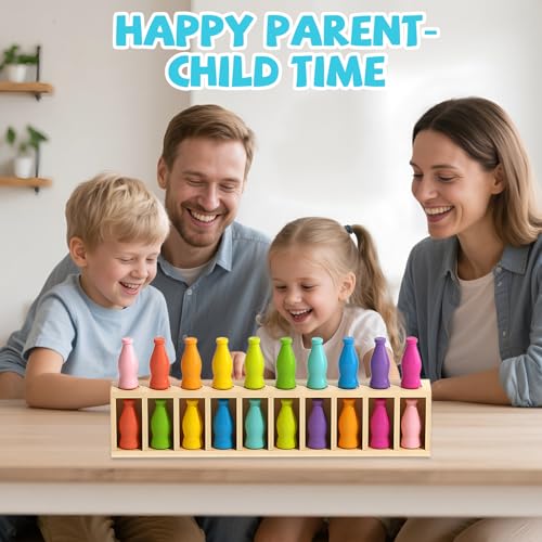 Exrroh wooden bottle game setup for safe, durable play sessions.