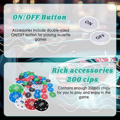 Extguds roulette marker clearly tracks bets.
