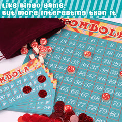 Extguds Tombola number pieces 1-90 blue deliver authentic, tactile gameplay.