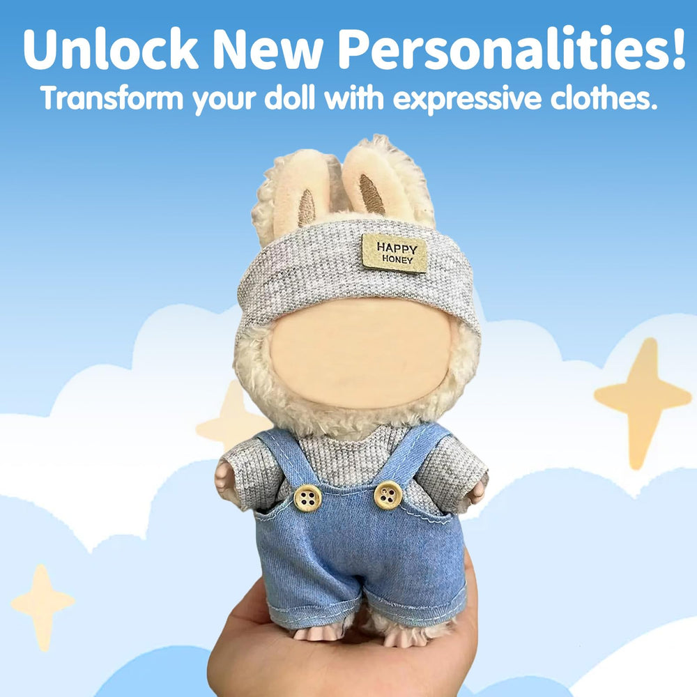 Eyancotoi Style5 complete look showcases a cohesive 17 cm doll outfit set.