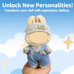 Eyancotoi Style5 complete look showcases a cohesive 17 cm doll outfit set.