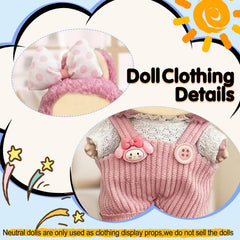 Eyancotoi Style 8 doll outfit accessories for versatile daily looks.