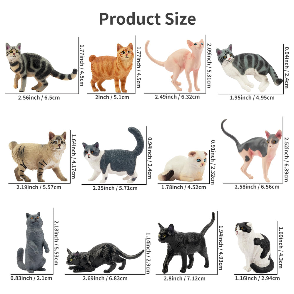 EYSCOTA Bombay cat figurine features glossy finish for toppers and decor.