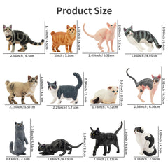EYSCOTA Bombay cat figurine features glossy finish for toppers and decor.