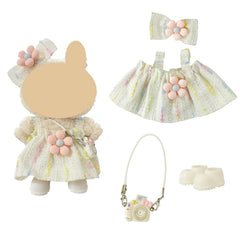 Ezcora doll clothes set includes hats and tops for versatile styling.