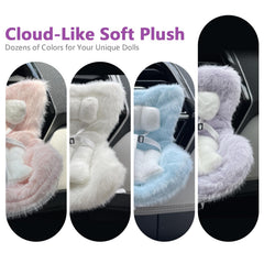Ezcora plush cushion adds cozy detail to the doll seating experience.