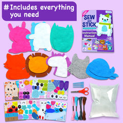 EZCRA decorative stickers kit shown for vibrant, creative embellishments.