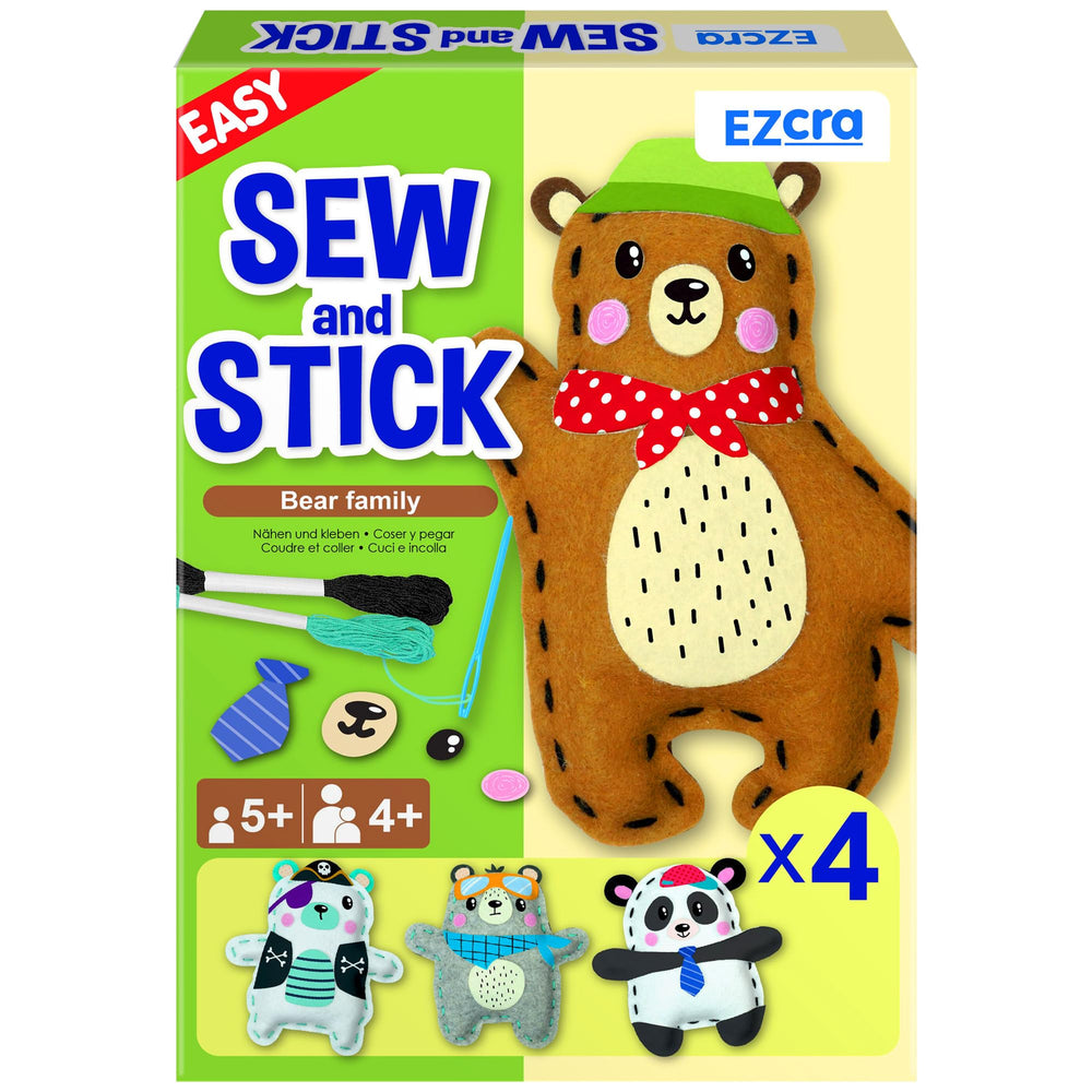 EZCRA kit cover with bright, mess-free crafting setup for kids